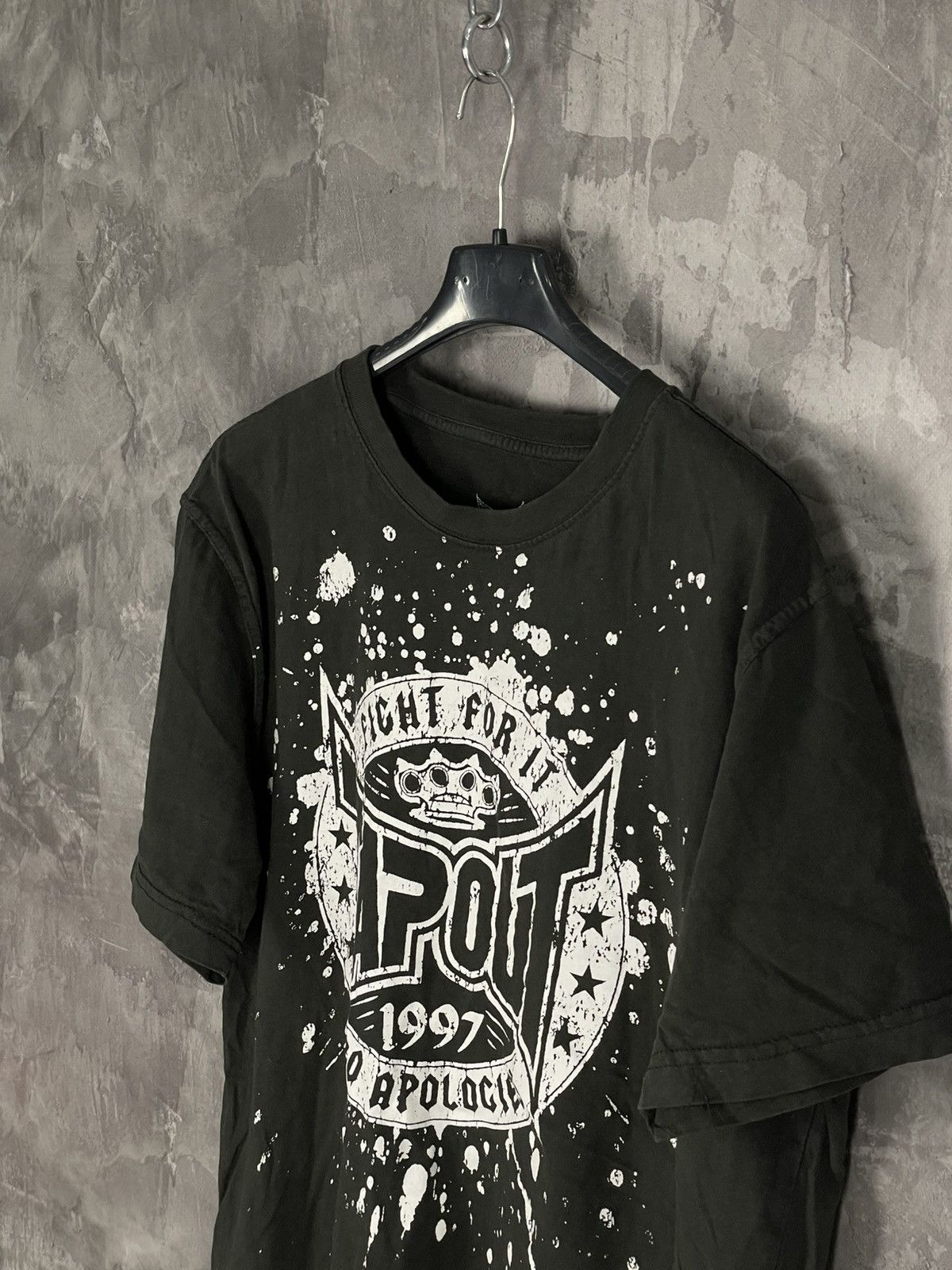 Affliction × Tapout Vintage Tapout Crosses Y2k Tee T Shirt Size US L / EU 52-54 / 3 - 7 Thumbnail