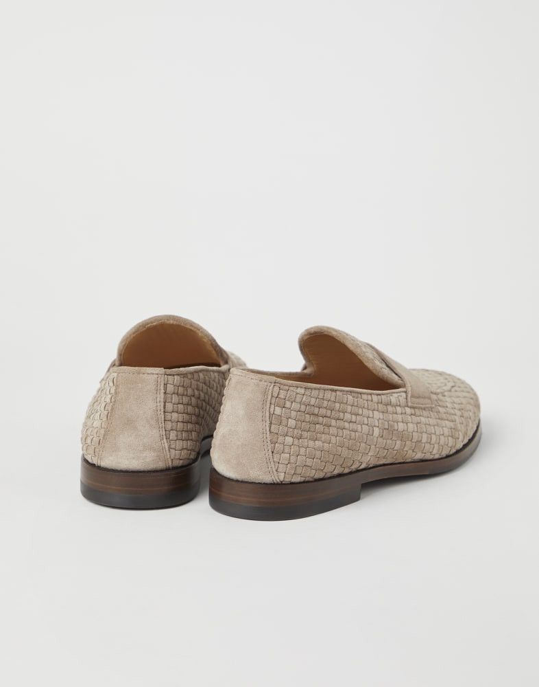 Brunello Cucinelli o1w1db10725 Pair Of Loafers in Beige Size US 9 / EU 42 - 3 Thumbnail