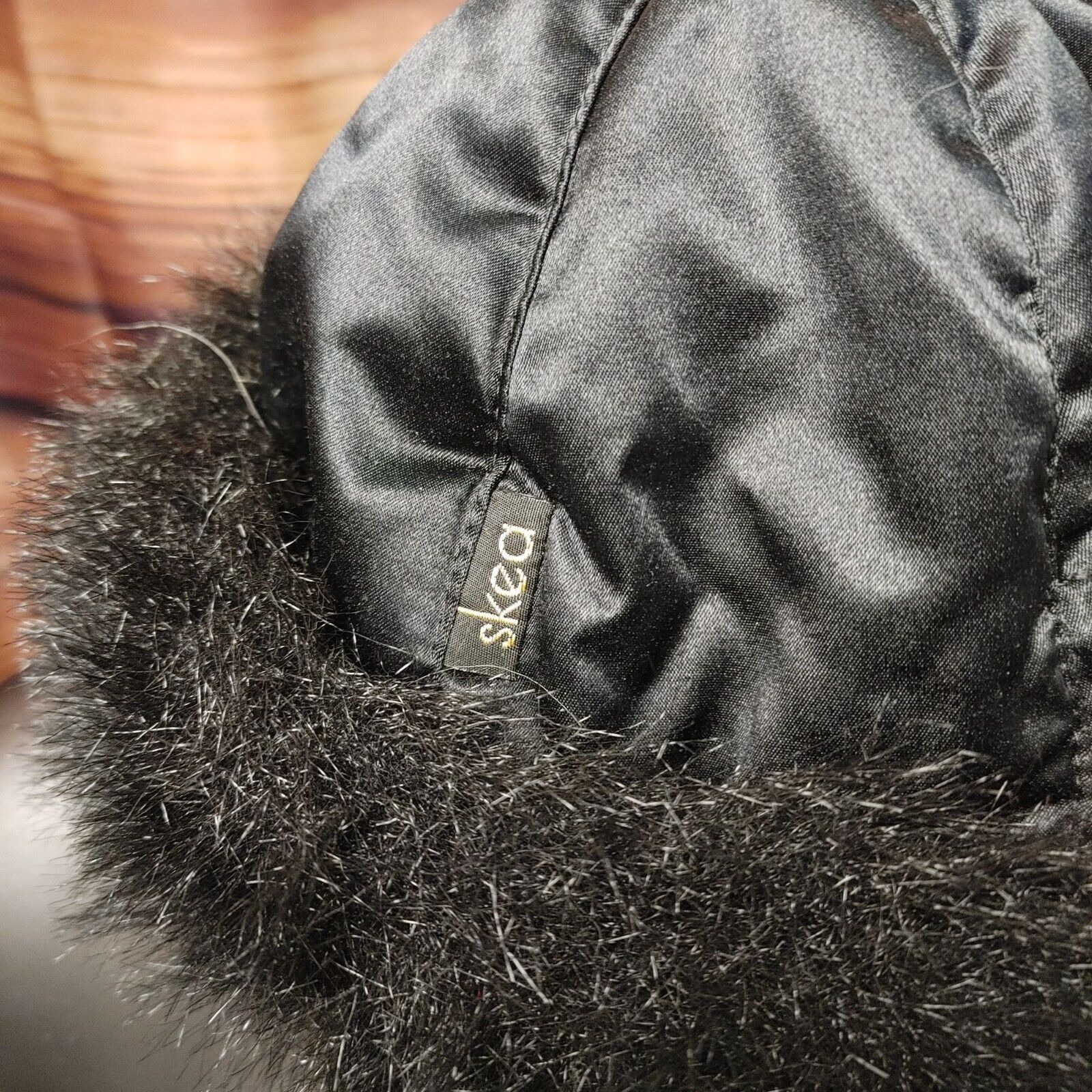 Other Winter Faux Fur Black Trapper Berret Hat Cap Warm Fashion M Size ONE SIZE - 2 Thumbnail