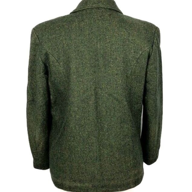 Vintage Chinese Blazer Jacket Uk 12 (large) In Green Ladies Work Office Rare Size XL / US 12-14 / IT 48-50 - 4 Thumbnail