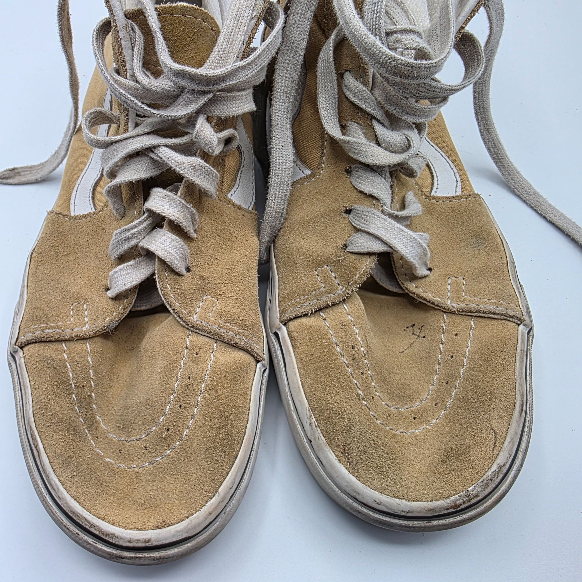 Vans Vans Sk8 Hi Mens Size 9 Mustard Yellow Sneaker Shoes Casual Size US 9 / EU 42 - 10 Thumbnail