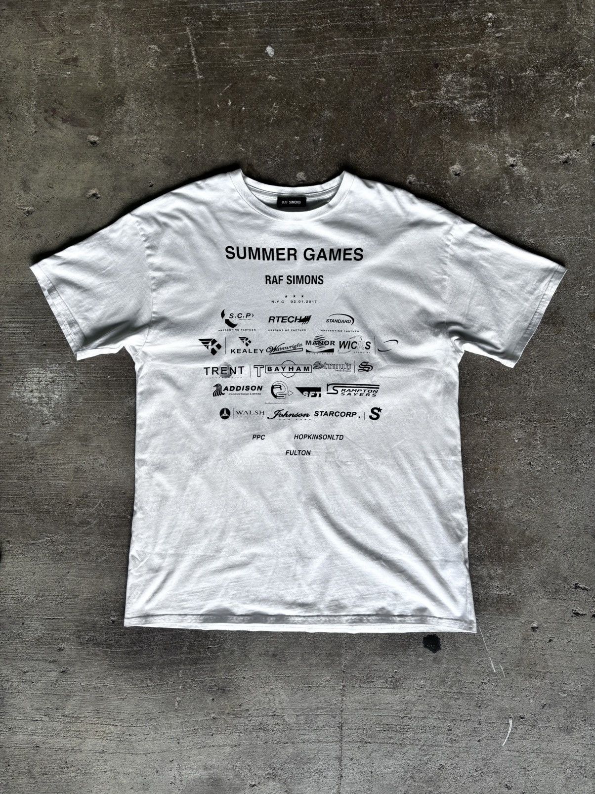 Raf Simons Raf Simons Summer Games T Shirt | Grailed