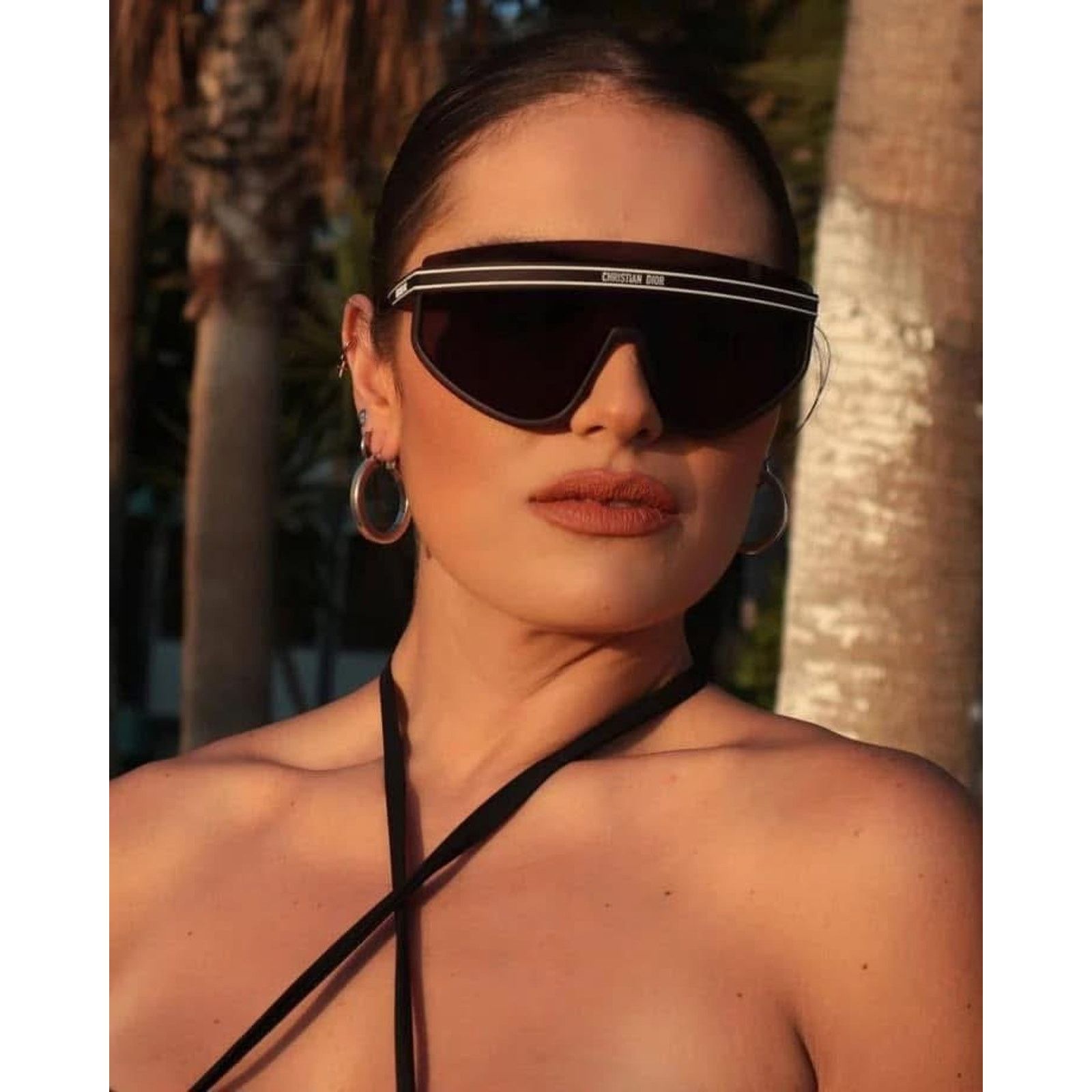 Dior NEW Dior DiorClub M2U Shield Mask Sunglasses Blue Stars Size ONE SIZE - 2 Thumbnail