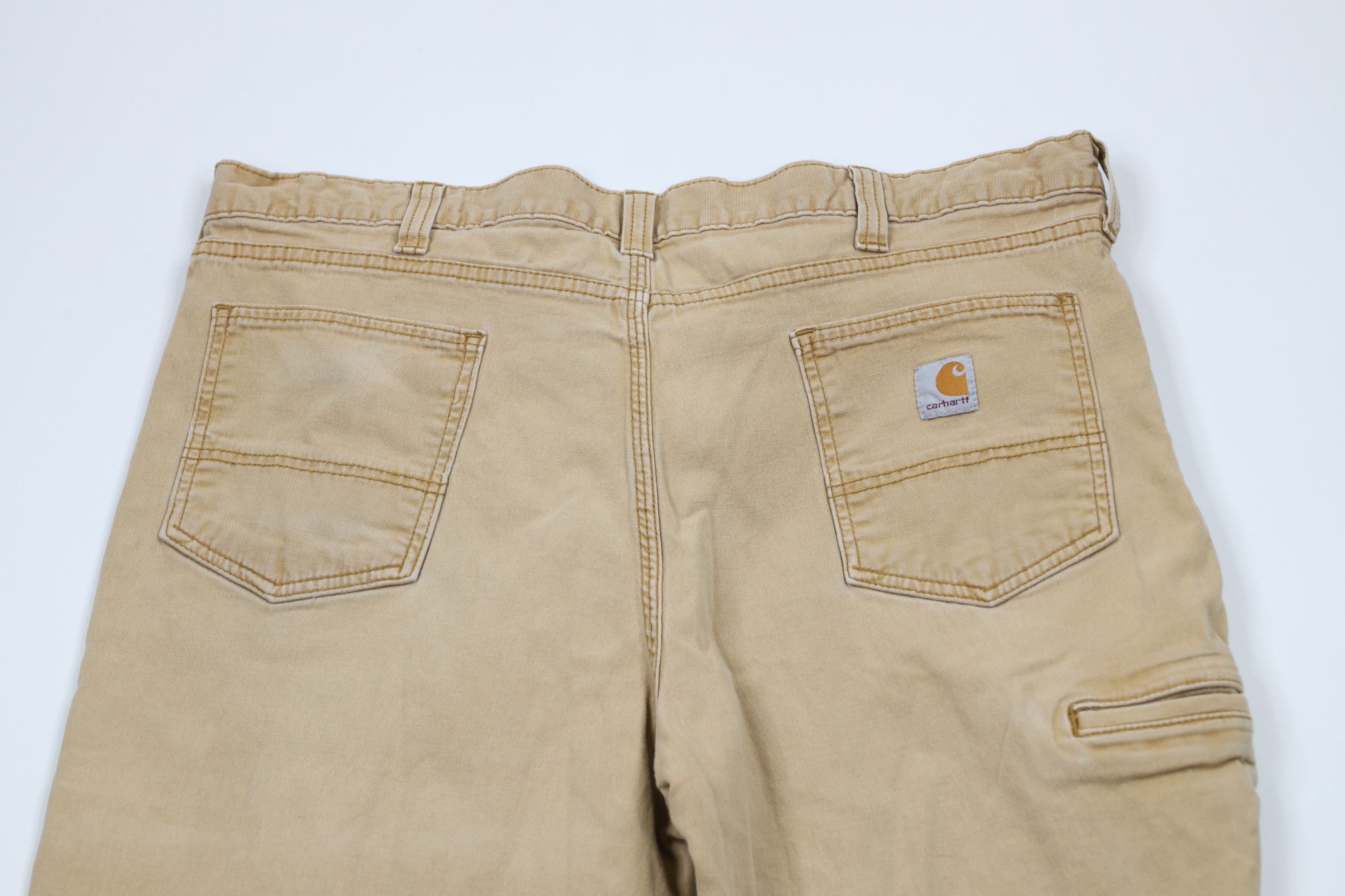 Carhartt × Vintage Vintage Y2K Carhartt Relaxed Wide Leg Canvas Dungaree Pants Size US 42 / EU 58 - 10 Thumbnail