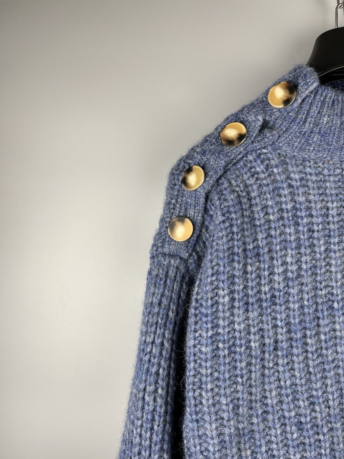 Sezane Sezane Baby Alpaca Cable Knit Oversize Sweater Pullover Size M / US 6-8 / IT 42-44 - 4 Thumbnail