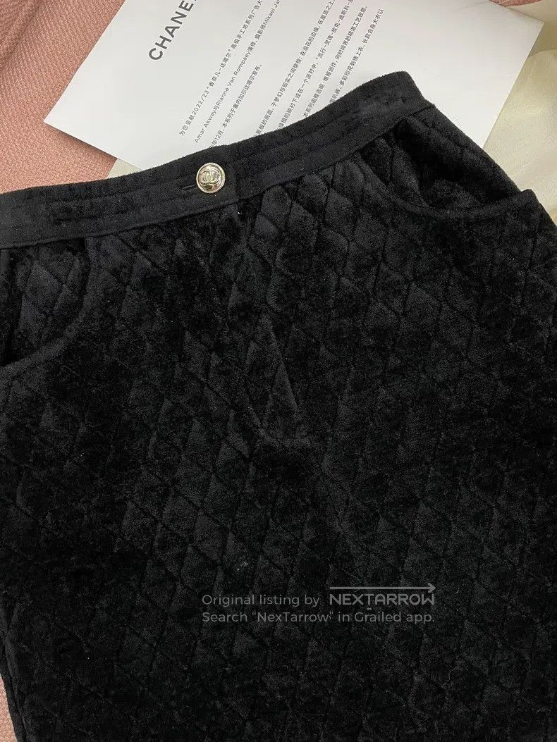Chanel Chanel Equestrian series black diamond checkered skirt sho Size 26" / US 2 / IT 38 - 2 Thumbnail