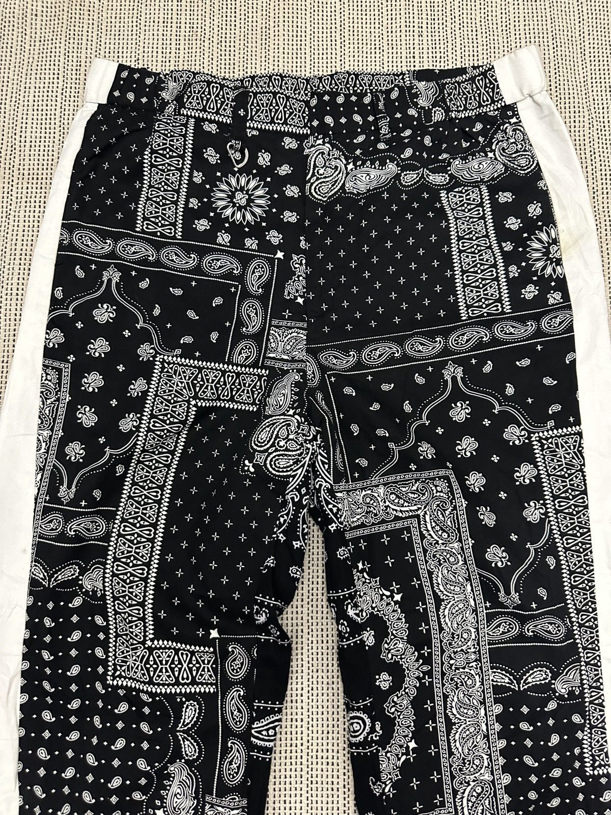 Japanese Brand × monkey time 🔥🔥🔥Monkey Time Paisleys Pants / Trousers Size US 35 - 3 Thumbnail