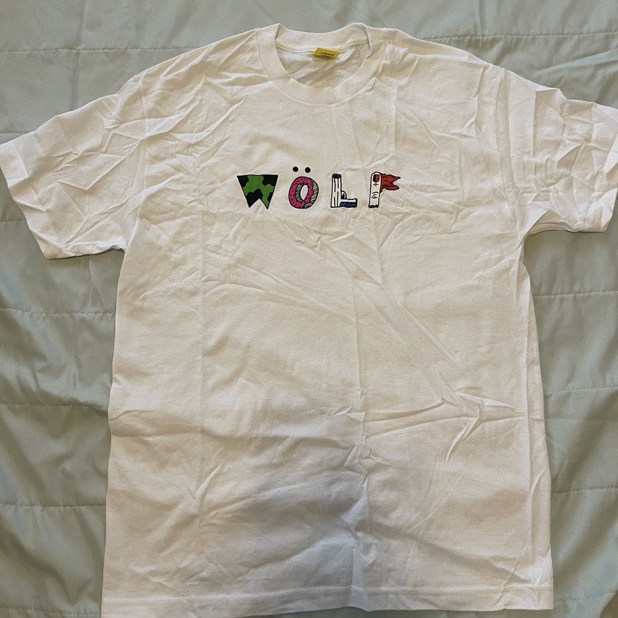 Golf Wang Tyler the Creator Golf Wang Wolf Sketchbook Tee White Large Size US L / EU 52-54 / 3 - 3 Thumbnail