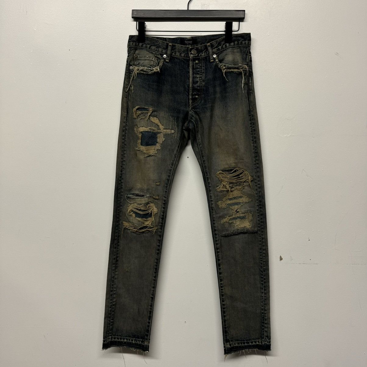 Undercover Undercover SS10 68 Silver Yarn Denim | Grailed