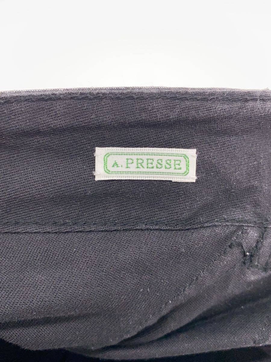 A.PRESSE Black Cotton Bottoms Size US 32 / EU 48 - 4 Thumbnail