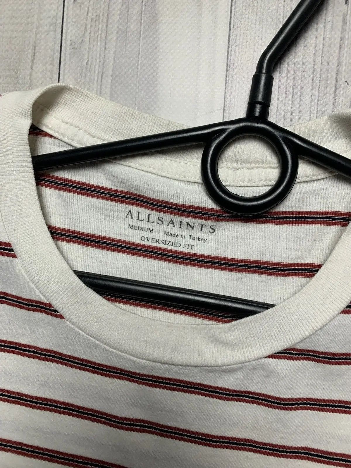 Allsaints Vintage allsaints striped tee logo size M rare Size US M / EU 48-50 / 2 - 3 Thumbnail