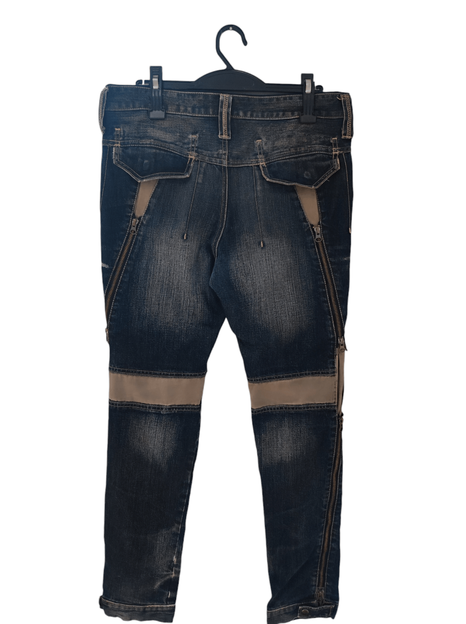 If Six Was Nine × Le Grande Bleu (L.G.B.) × PPFM super rusty PPFM mud wash multipocket multizipper jeans W32 Size US 32 / EU 48 - 2 Thumbnail