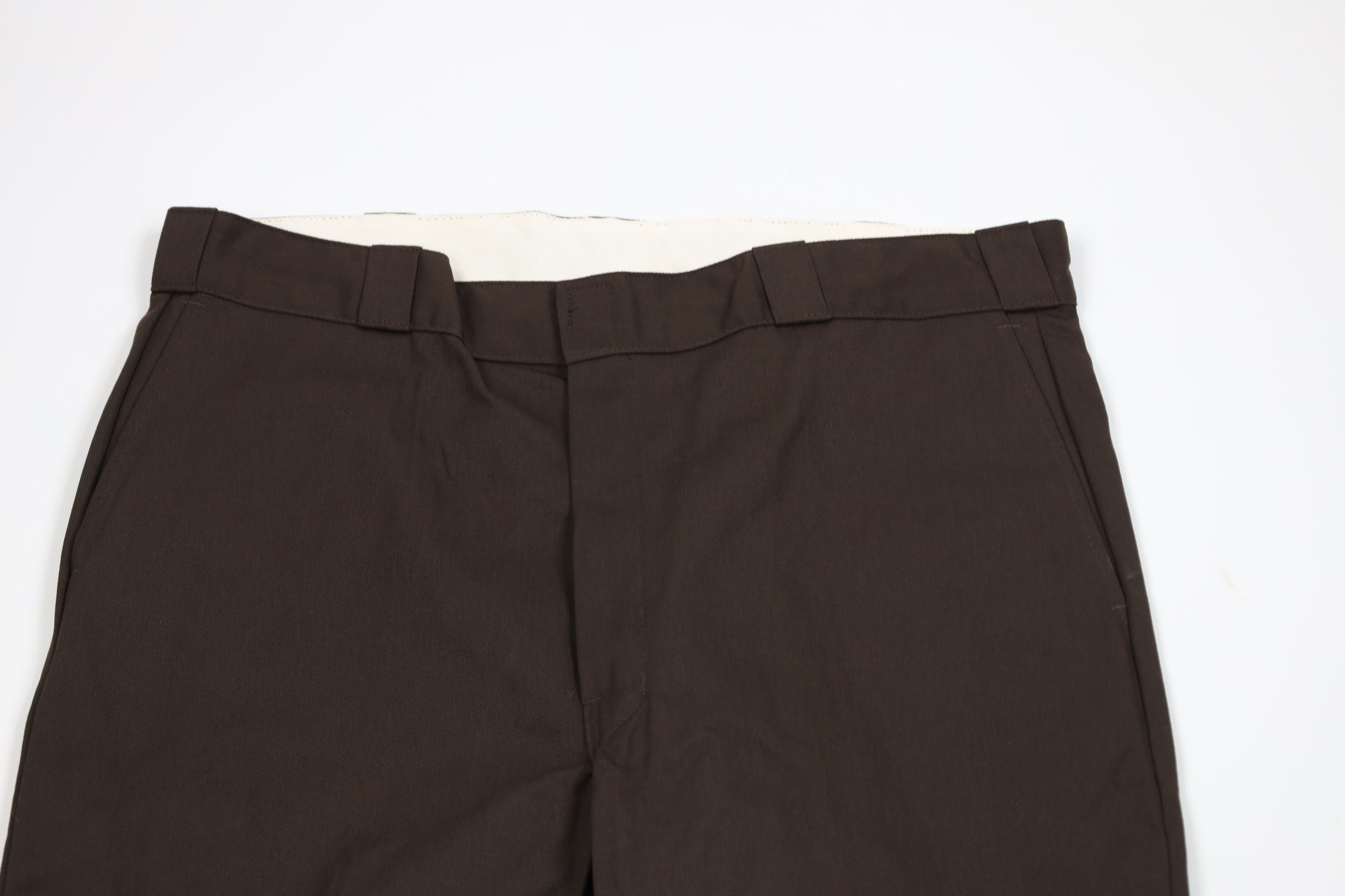 Dickies Vintage Y2K Dickies Spell Out Workwear Wide Leg Pants Brown Size US 40 / EU 56 - 2 Thumbnail