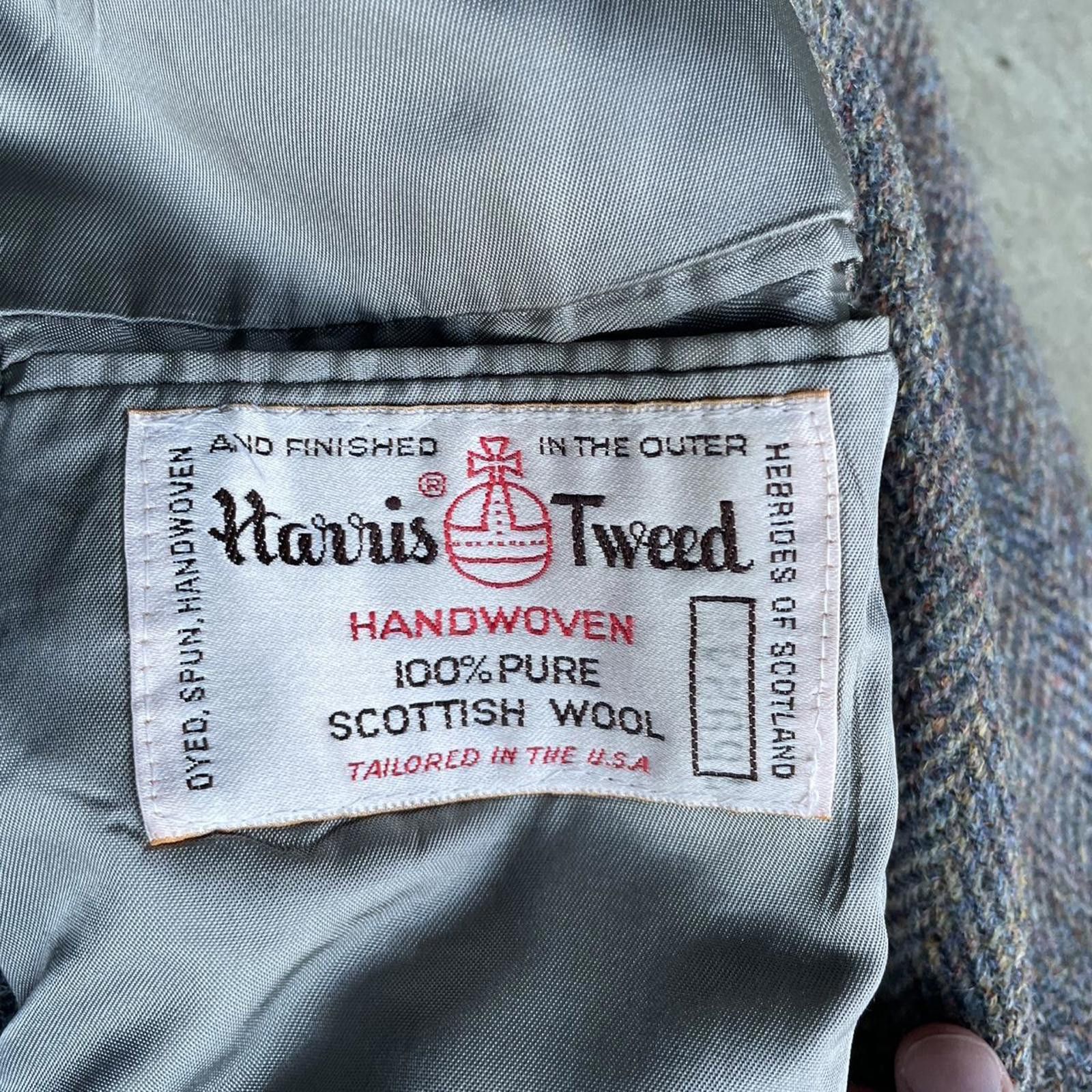 Harris Tweed Harris Tweed Men's Wool Blazer Jacket Size 42R - 3 Thumbnail