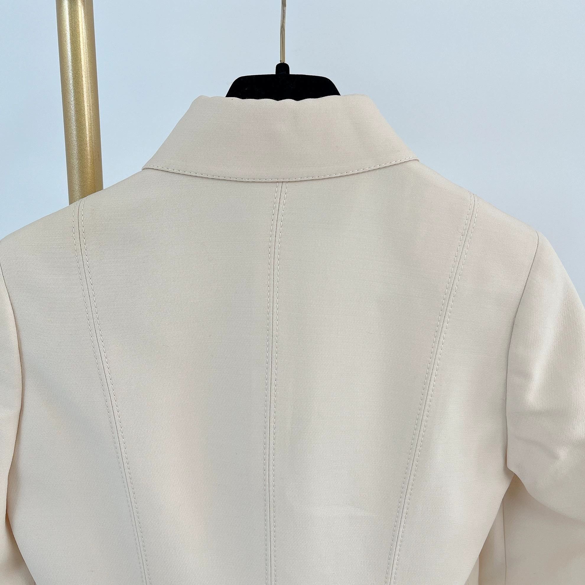 Valentino Valentino Beige Short Jacket 40 Size S / US 4 / IT 40 - 6 Thumbnail
