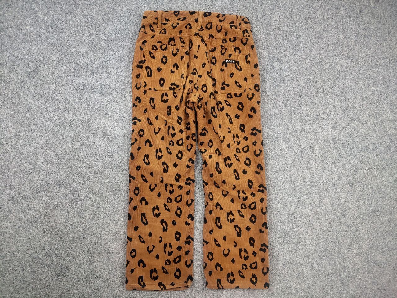 Obey Obey Abbott Painter Leopard Corduroy pants Vintage Y2K Size 28" / US 6 / IT 42 - 7 Thumbnail
