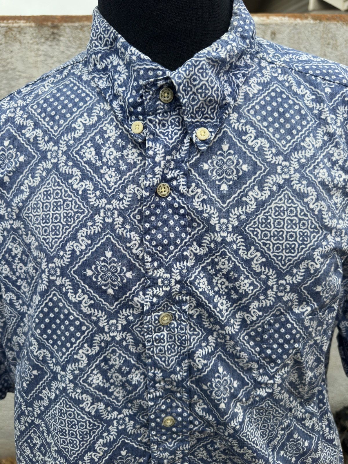 Reyn Spooner PreOwned Reyn Spooner Blue Hawaiian Print Men's 3XL Size US XXL / EU 58 / 5 - 3 Thumbnail