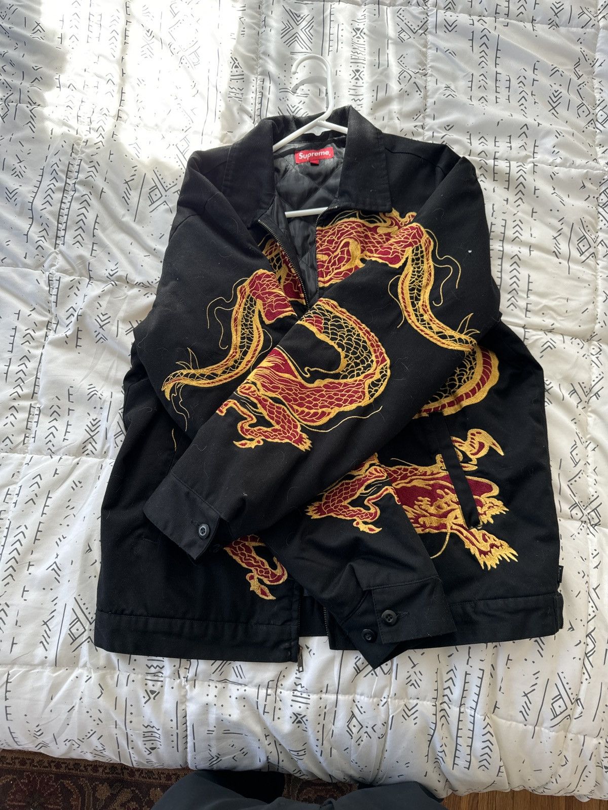 Supreme Supreme dragon work coat Size US L / EU 52-54 / 3 - 6 Thumbnail