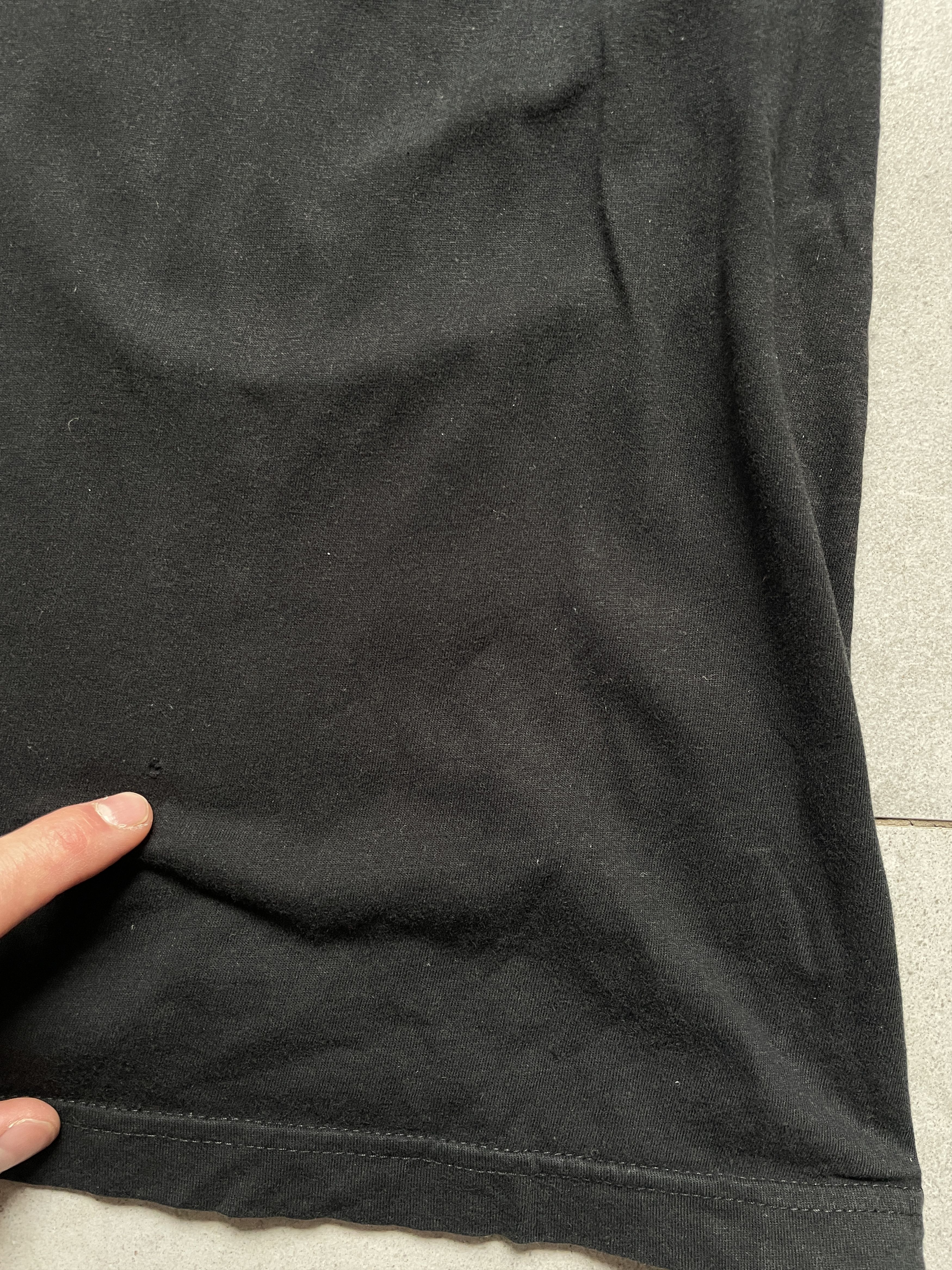 Vintage Y2K AMSTERDAM RED LIGHT DISTRIC PUSSY BLACK WASHED BOXY TEE Size US XL / EU 56 / 4 - 4 Thumbnail