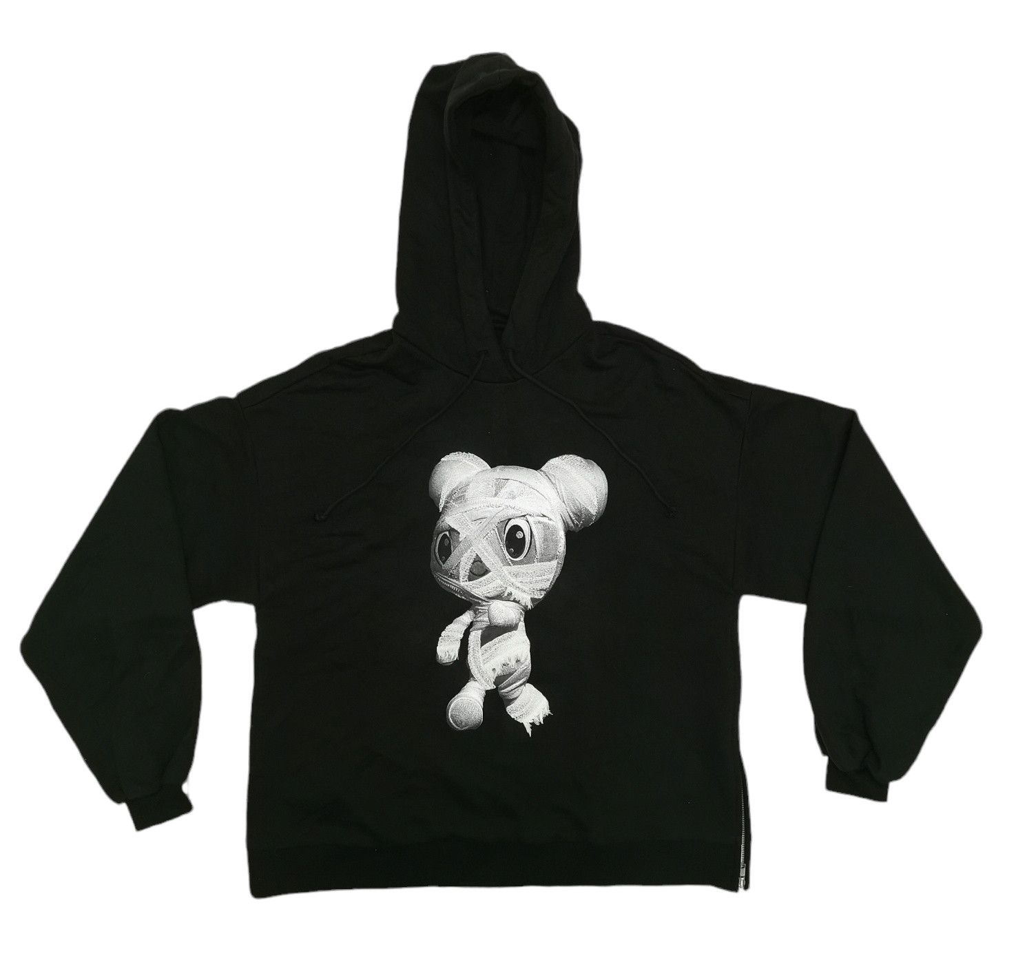 image of Juun J Juun.j Hoodie Sweatshirts in Black, Men's (Size Medium)