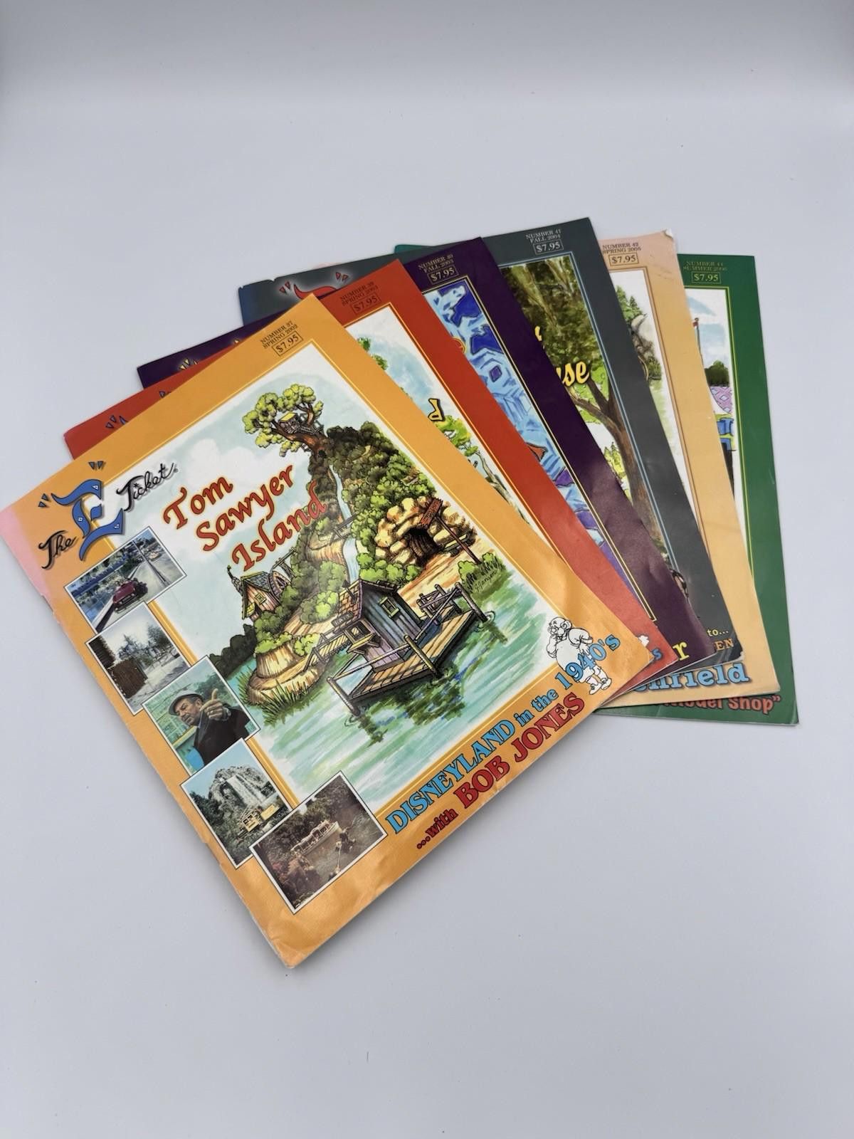 Designer LOT of 6 E-Ticket Magazines - various 2002-2006 Disneyland Size ONE SIZE - 1 Thumbnail