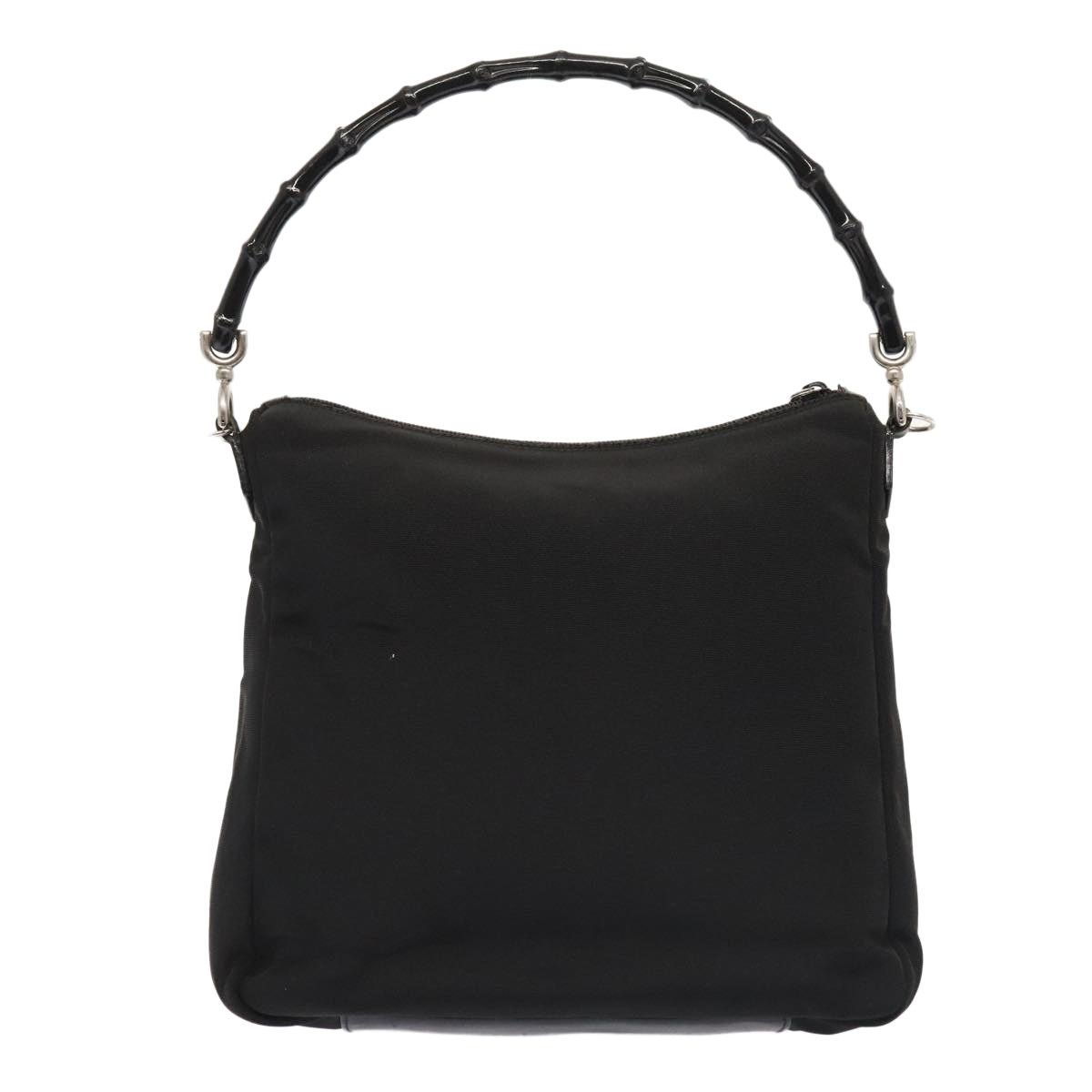Gucci GUCCI Hand Bag Nylon Black Silver 000 000 Size ONE SIZE - 3 Thumbnail