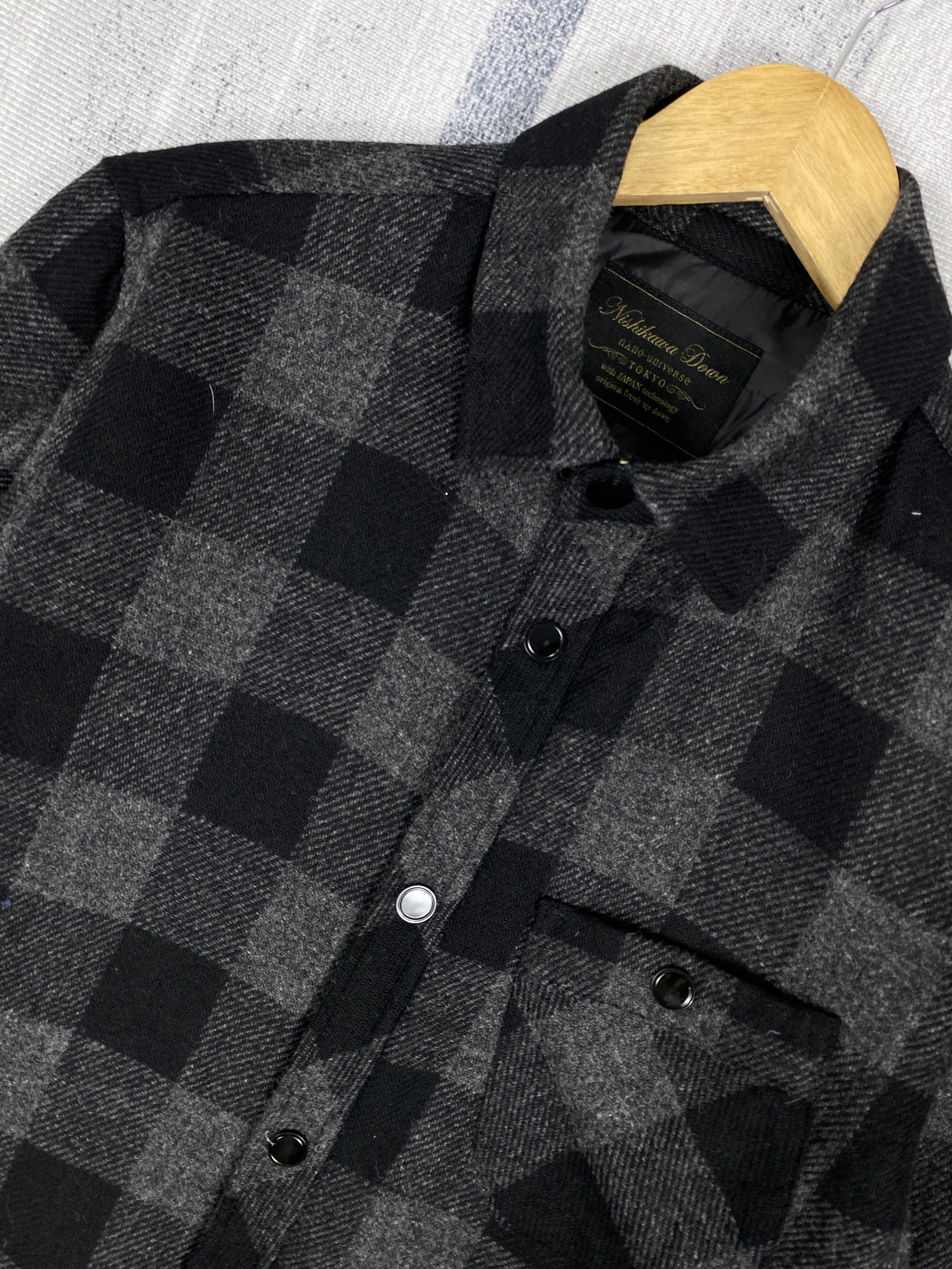 Japanese Brand × Lumberjack × Vintage Vintage Japanese Brand Flannel Checked Jacket K0168 Size US S / EU 44-46 / 1 - 2 Thumbnail