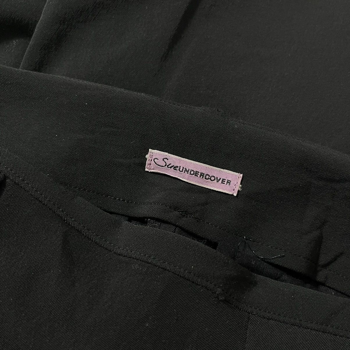 Japanese Brand SueUndercover - Sample Nylon Pant With Green Stripe Size US 29 - 10 Thumbnail