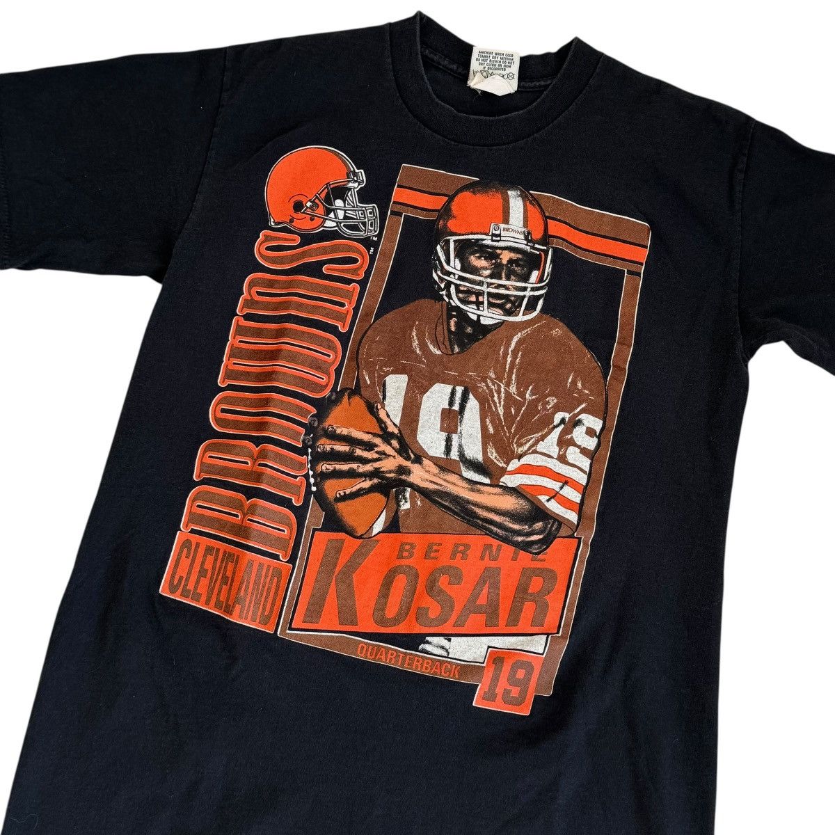 Nutmeg vintage Nutmeg Cleveland Browns Bernie Kosar shirt Size US L / EU 52-54 / 3 - 3 Thumbnail