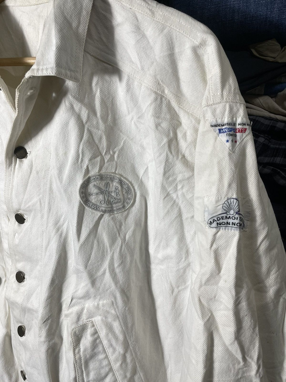 Designer × Mademoiselle Non Non × Vintage Vintage Mademoiselle Non Non PAPAS Jackets Size US M / EU 48-50 / 2 - 4 Thumbnail