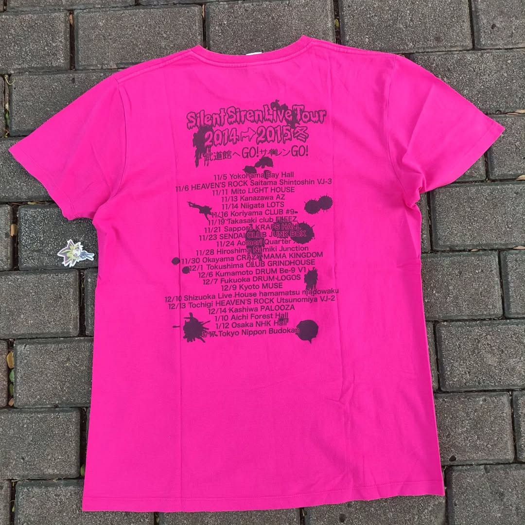 Band Tees Silent Siren Japan Band Tour 2014 Size US L / EU 52-54 / 3 - 3 Thumbnail