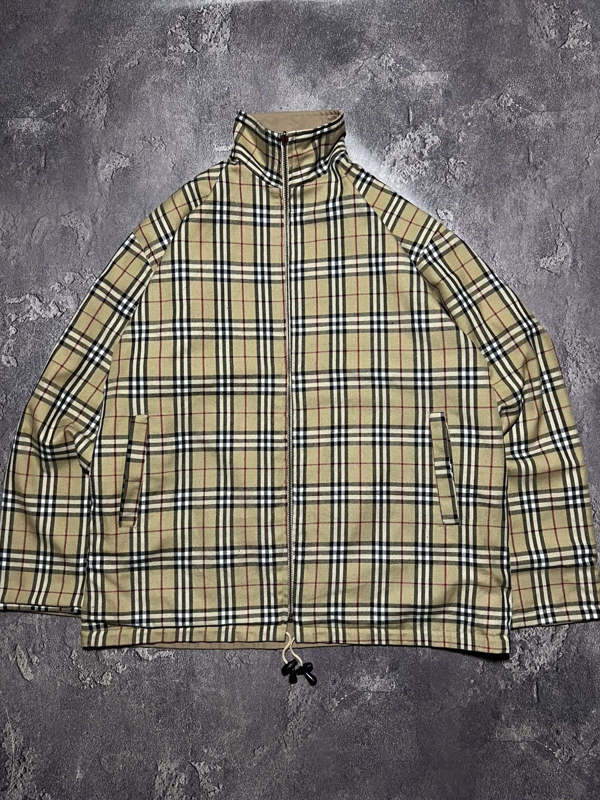 Burberry Prorsum Vintage 90s Burberrys 2 Sided Jacket Nova Check Streetwear Size US L / EU 52-54 / 3 - 1 Thumbnail