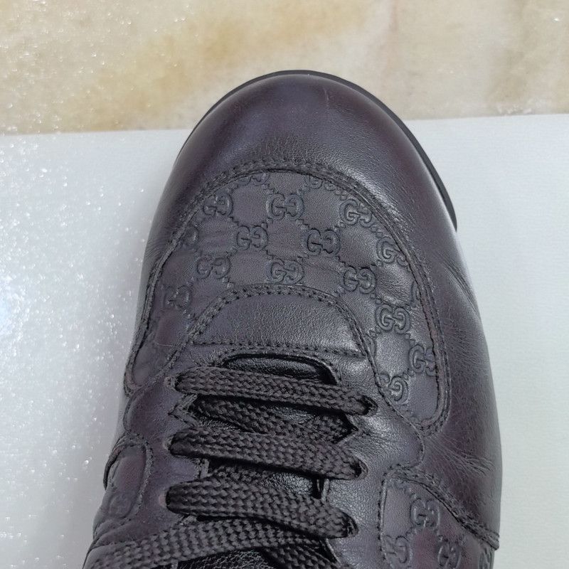Gucci Gucci Leather Low-Top Casual Shoes for Men Size US 8.5 / EU 41-42 - 7 Thumbnail