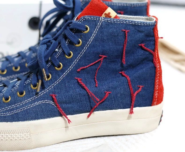 Visvim Visvim Skagway Hi Denim Patchwork. Visvim skagway hi denim Size US 8.5 / EU 41-42 - 3 Thumbnail