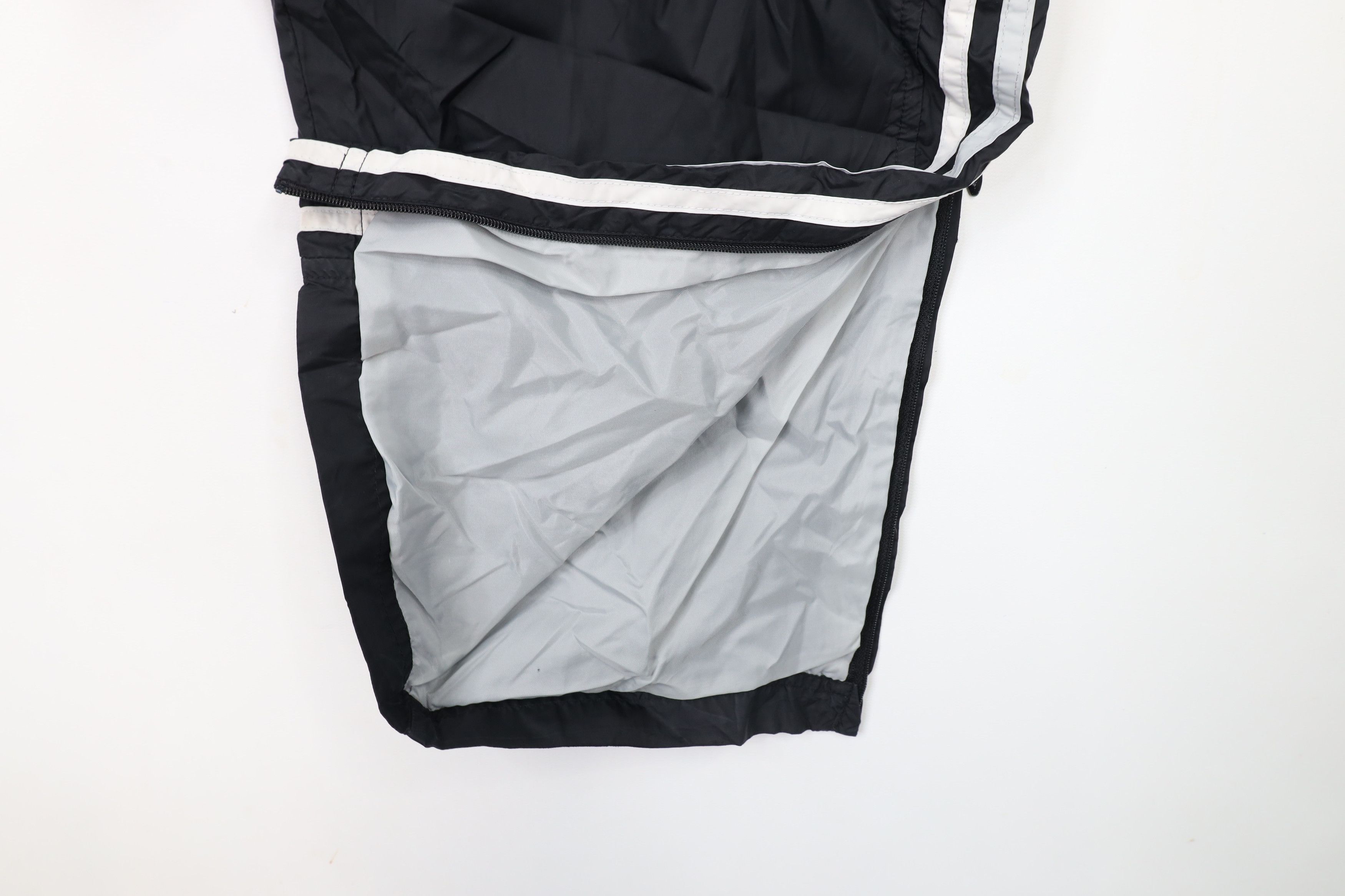 Adidas × Vintage Vintage Y2K 2004 Adidas Spell Out Lined Wide Leg Pants Black Size US 36 / EU 52 - 7 Thumbnail