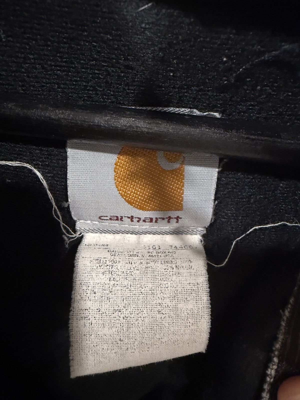Carhartt Vintage Faded Grey/ Brown Carhartt Zip-Up Work Jacket Hoodie Size US XL / EU 56 / 4 - 7 Thumbnail