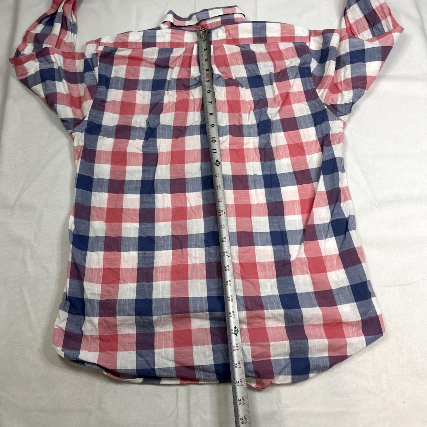 Vineyard Vines Vineyard Vines Slim Fit Whale Shirt Men's M Plaid Button-Down Long Sleeve Size US M / EU 48-50 / 2 - 6 Thumbnail