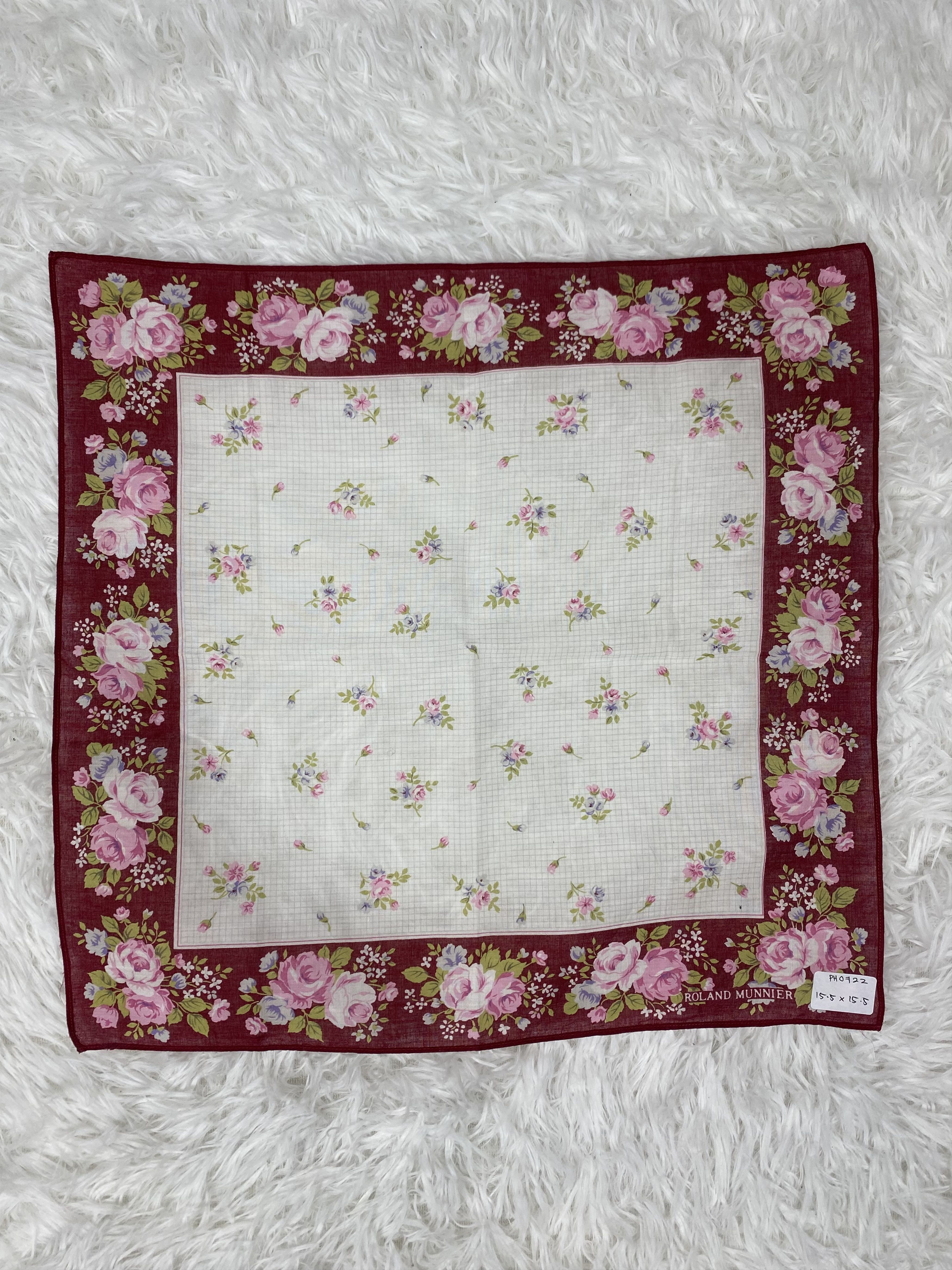 Japanese Brand × Vintage Vintage Roland Munnier Handkerchief Neckerchief PH0722 Size ONE SIZE - 3 Thumbnail