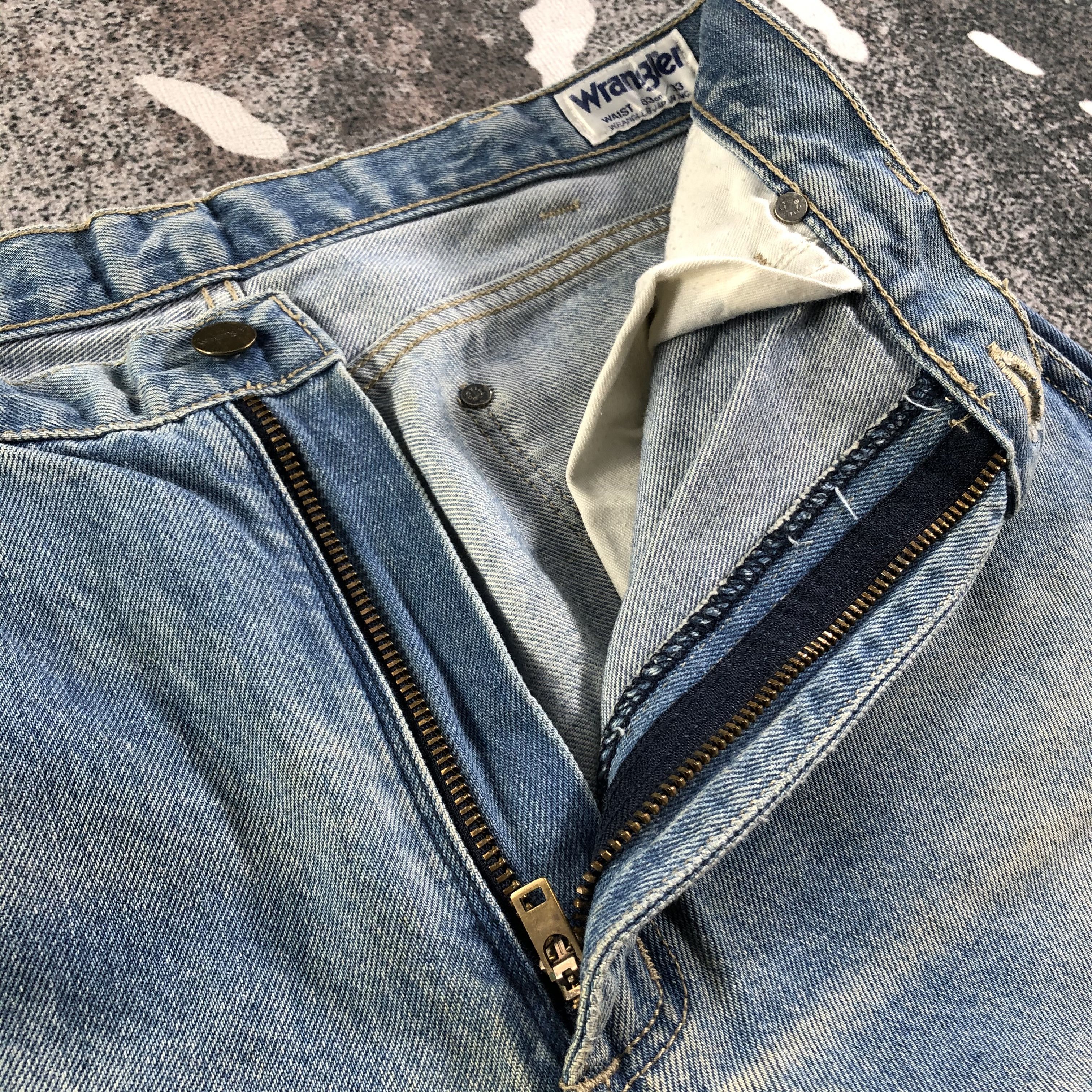 Vintage Vintage Wrangler Jeans Distressed Denim KJ2256 Size US 30 / EU 46 - 8 Thumbnail