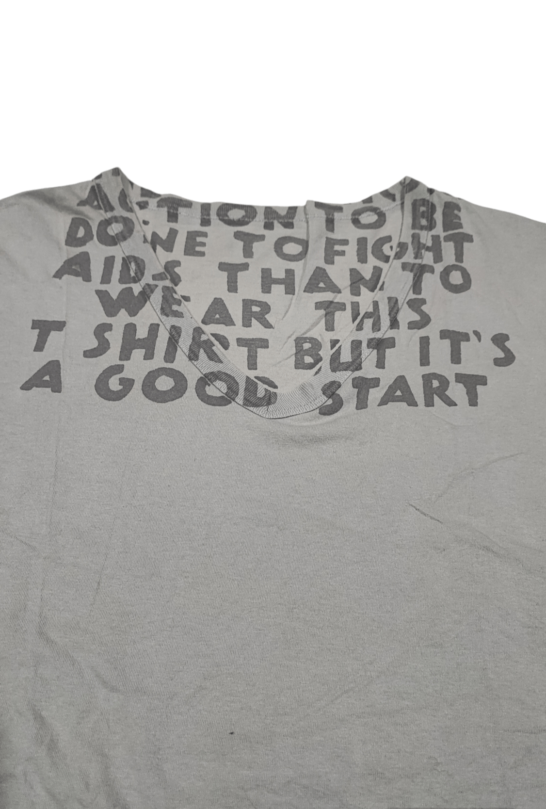 Maison Margiela MAISON MARTIN MARGIELA AIDS reflection wording t-shirt Size US M / EU 48-50 / 2 - 2 Thumbnail