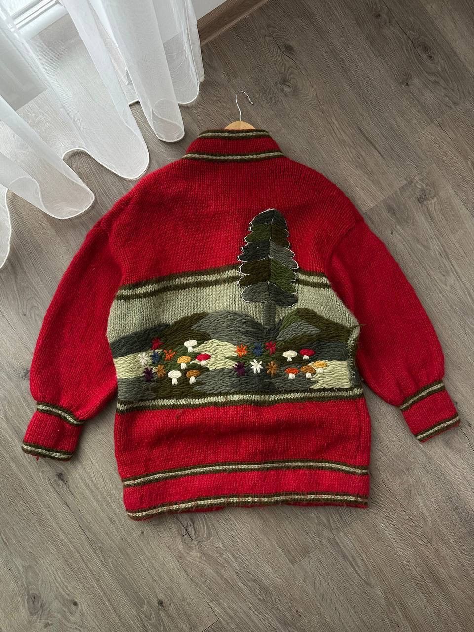 Japanese Brand × Vintage Vintage Dobsina Hand Knitted Icelandic Wool Cardigan Size US M / EU 48-50 / 2 - 19 Thumbnail