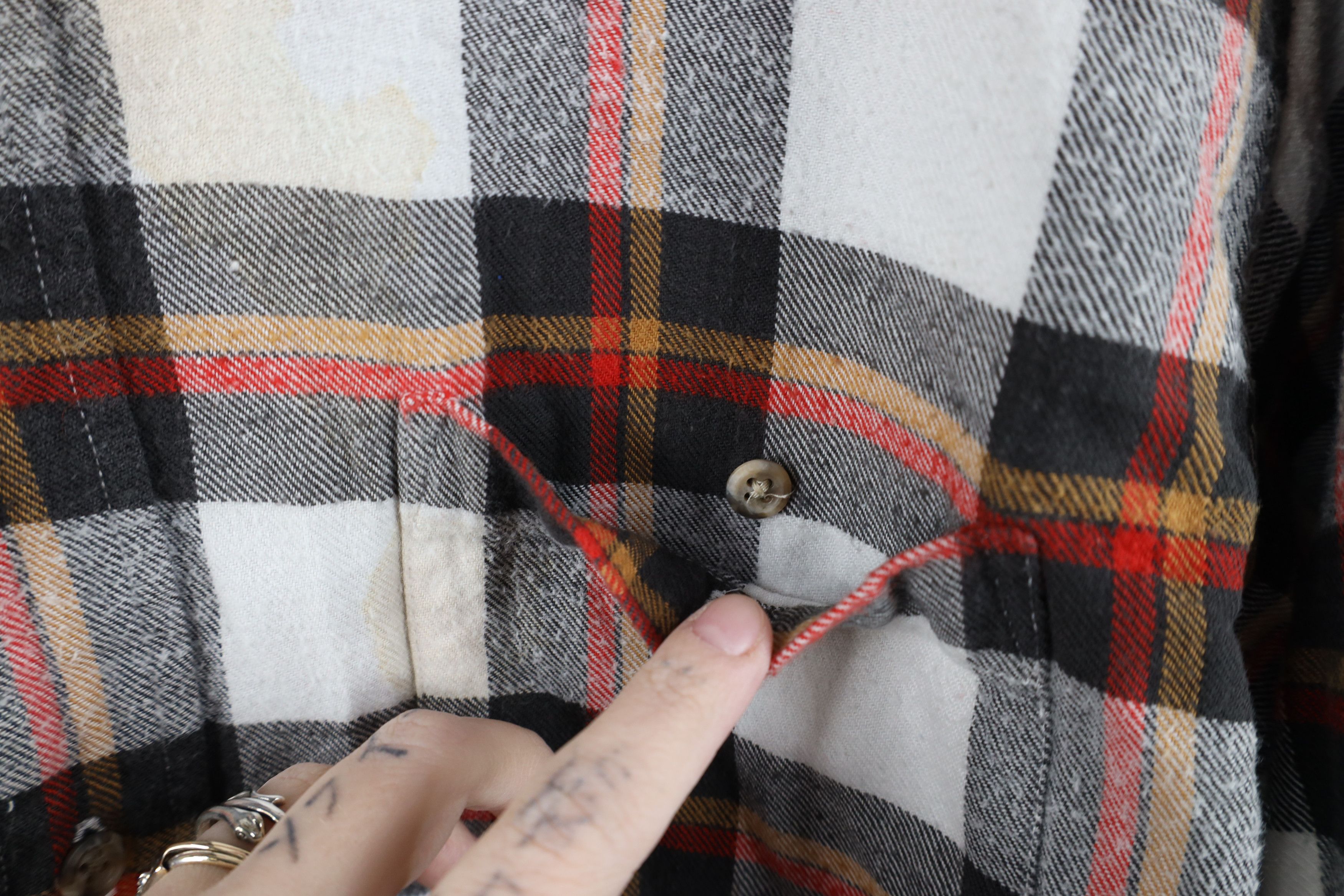 Vintage Vintage 90s Streetwear Flannel Collared Button Down Shirt Size US M / EU 48-50 / 2 - 6 Thumbnail