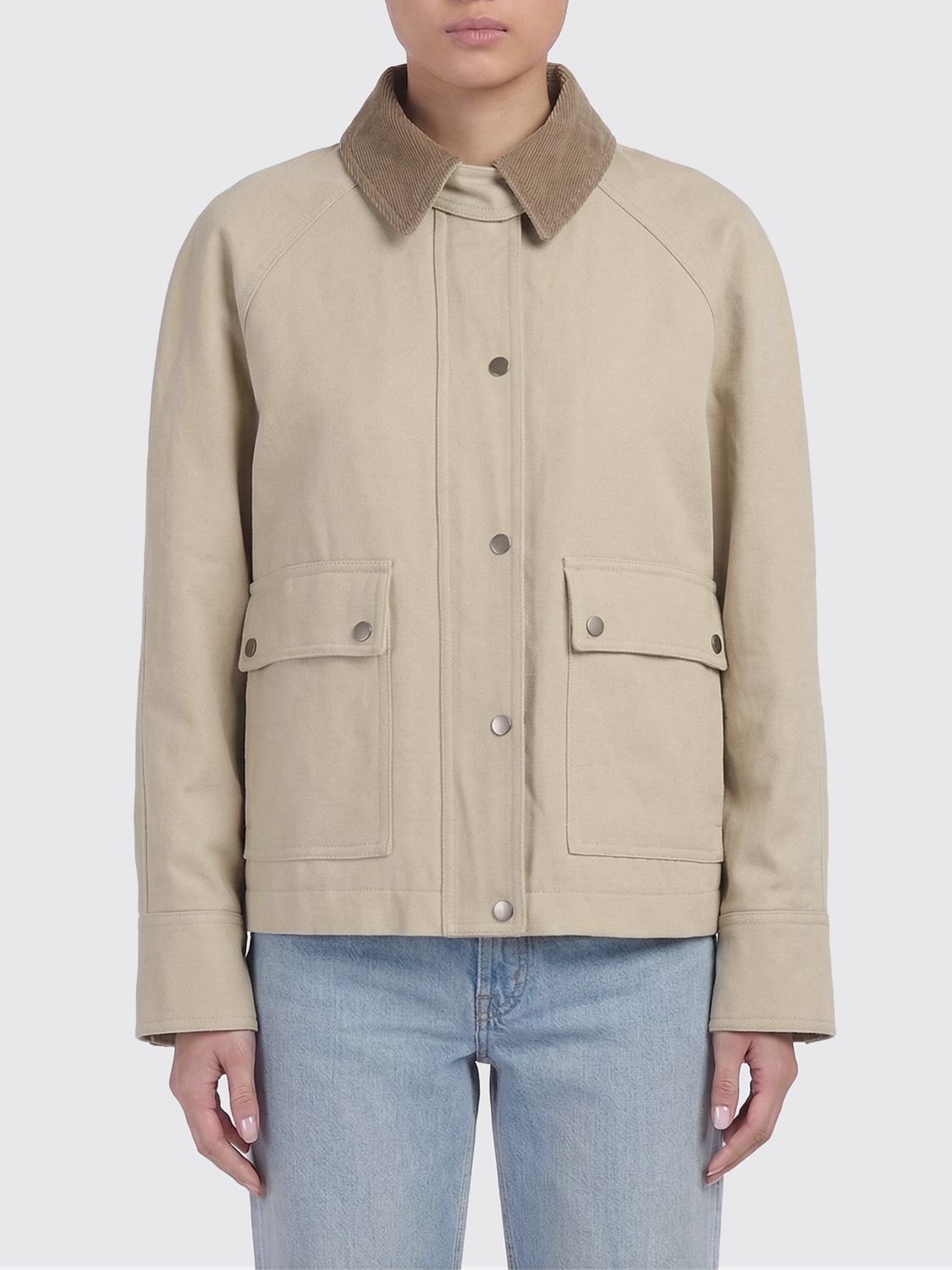 Brunello Cucinelli Brunello Cucinelli Jacket Woman Beige Size M / US 6-8 / IT 42-44 - 1 Thumbnail