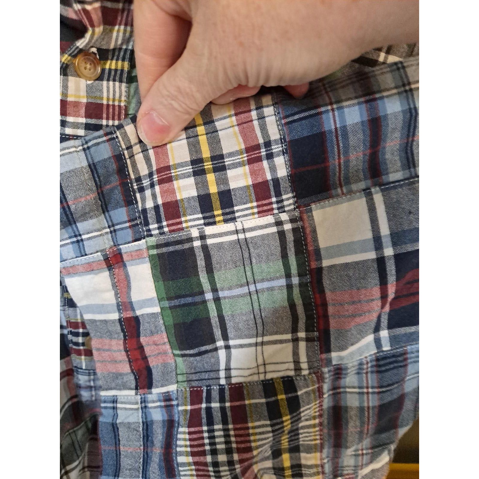 Orvis Orvis Patchwork 1/4 Button Shirt 100% Cotton Size Large Size US L / EU 52-54 / 3 - 5 Thumbnail