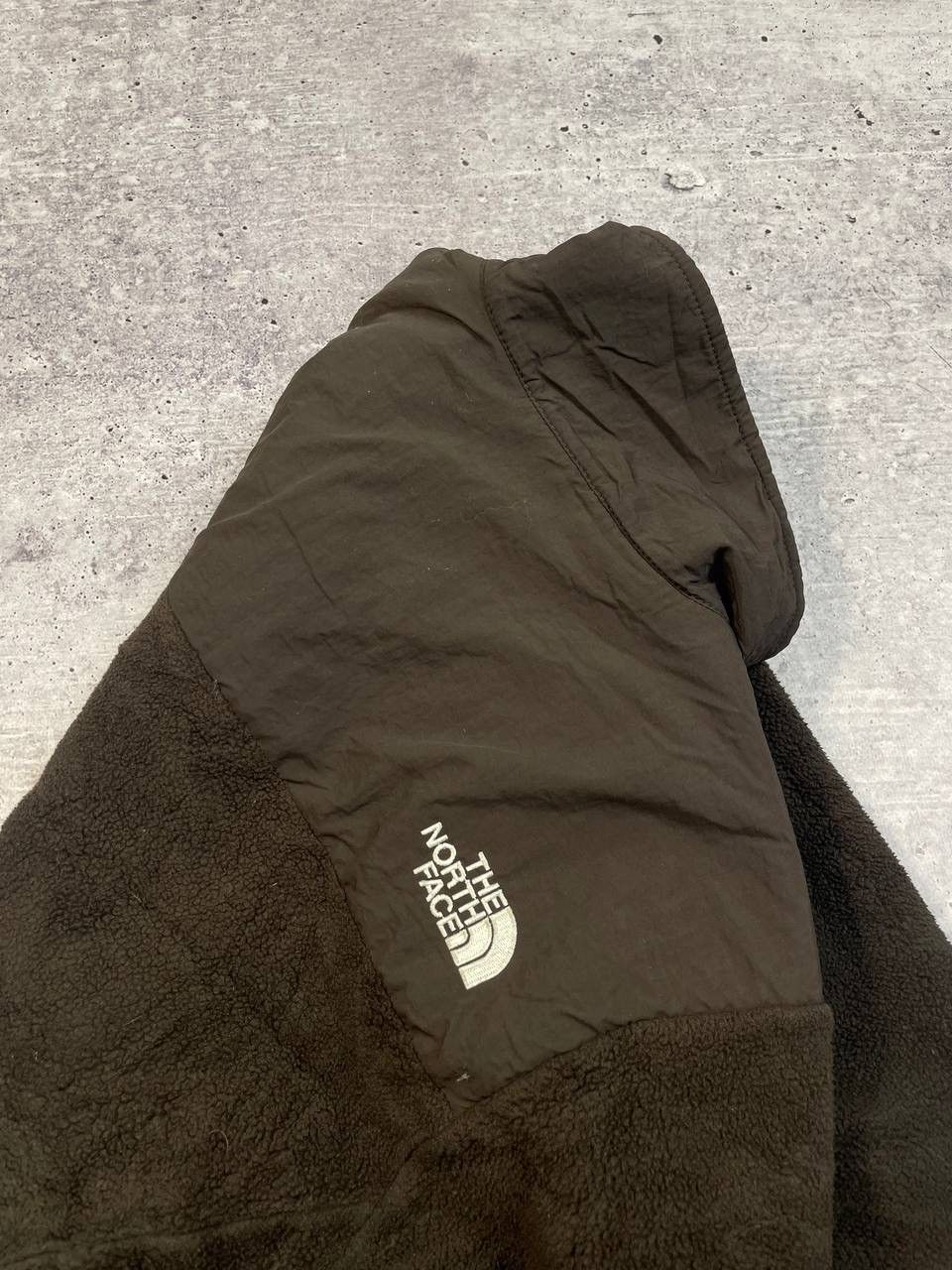The North Face Vintage The North Face Brown Fleece Nylon Jacket Y2K Size S / US 4 / IT 40 - 5 Thumbnail