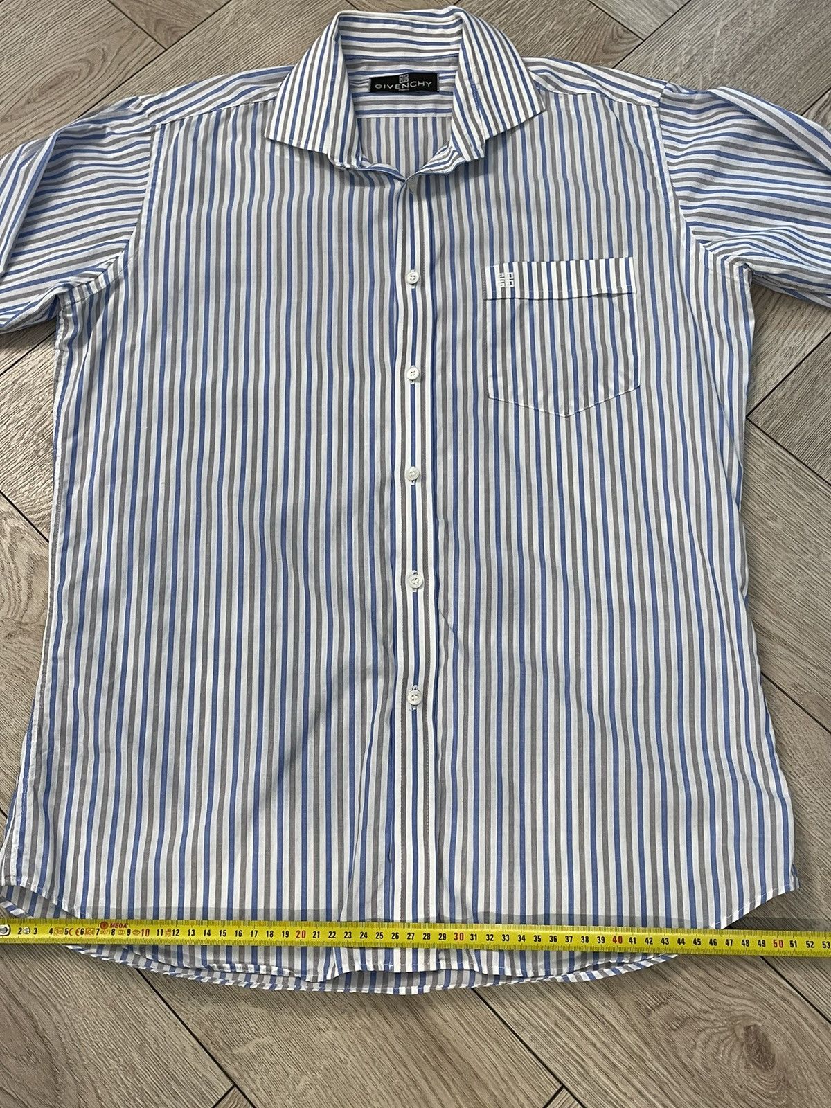 Givenchy Givenchy Paris Long Sleeve Button Down Dress Shirt Striped Size US M / EU 48-50 / 2 - 9 Thumbnail