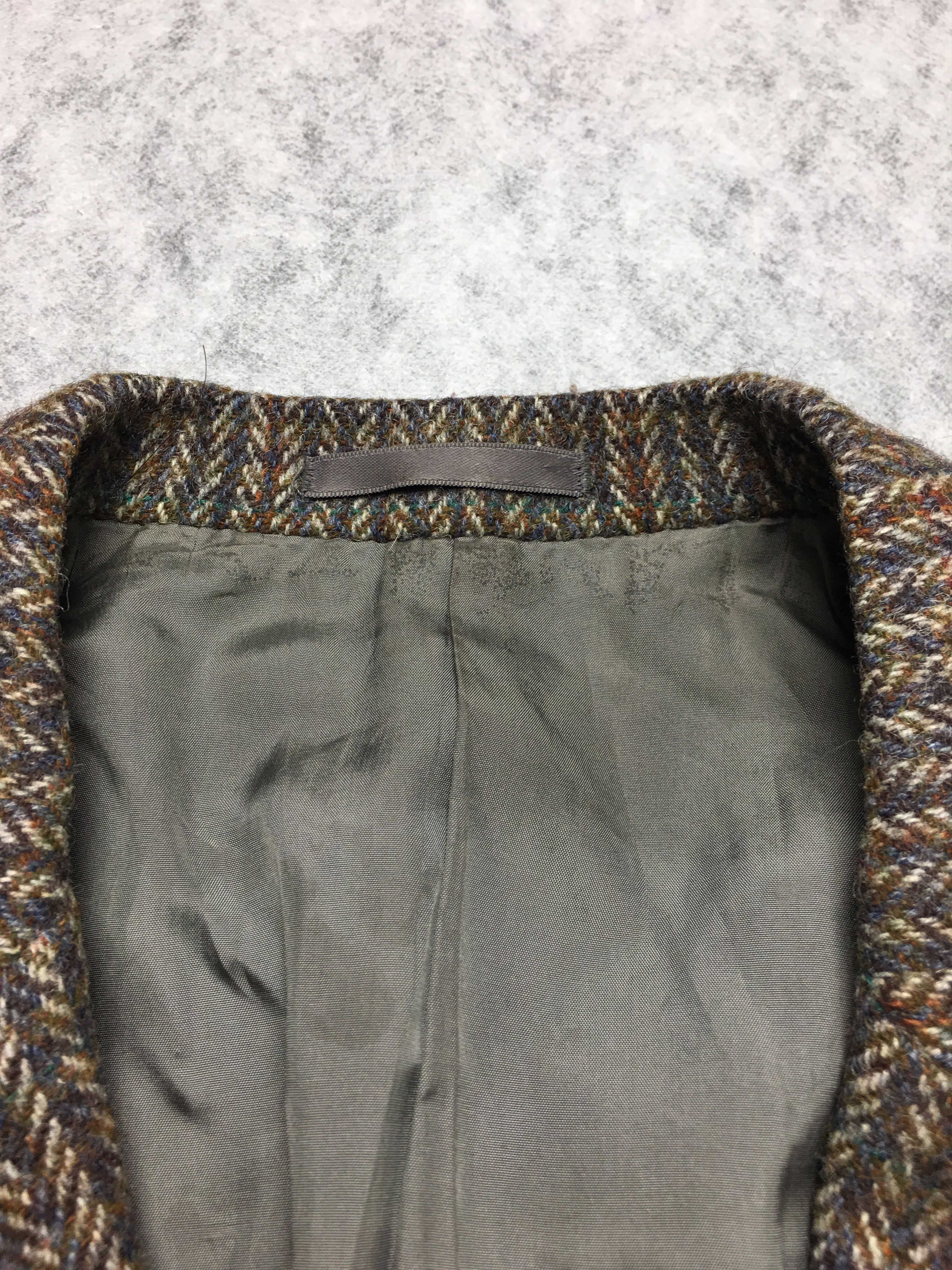 Burberry Vintage Burberrys Tweed Wool Blazer Jacket Women UK 16 Size XL / US 12-14 / IT 48-50 - 6 Thumbnail