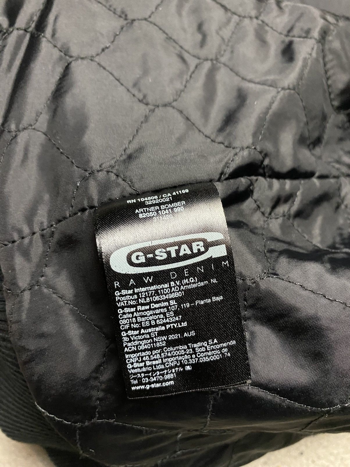 G-Star G star bomber wool jacket old money black Size US M / EU 48-50 / 2 - 18 Thumbnail