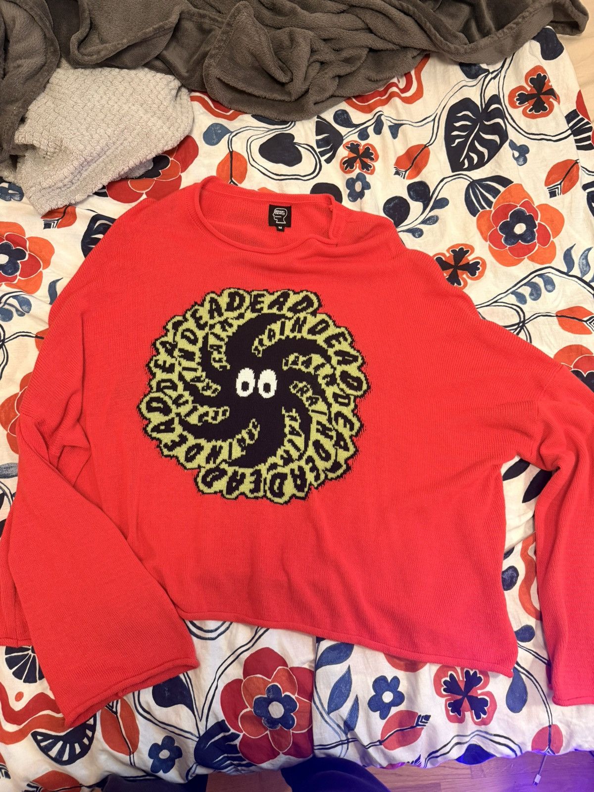 Spit It Oversized Cropped Boxy Sweater