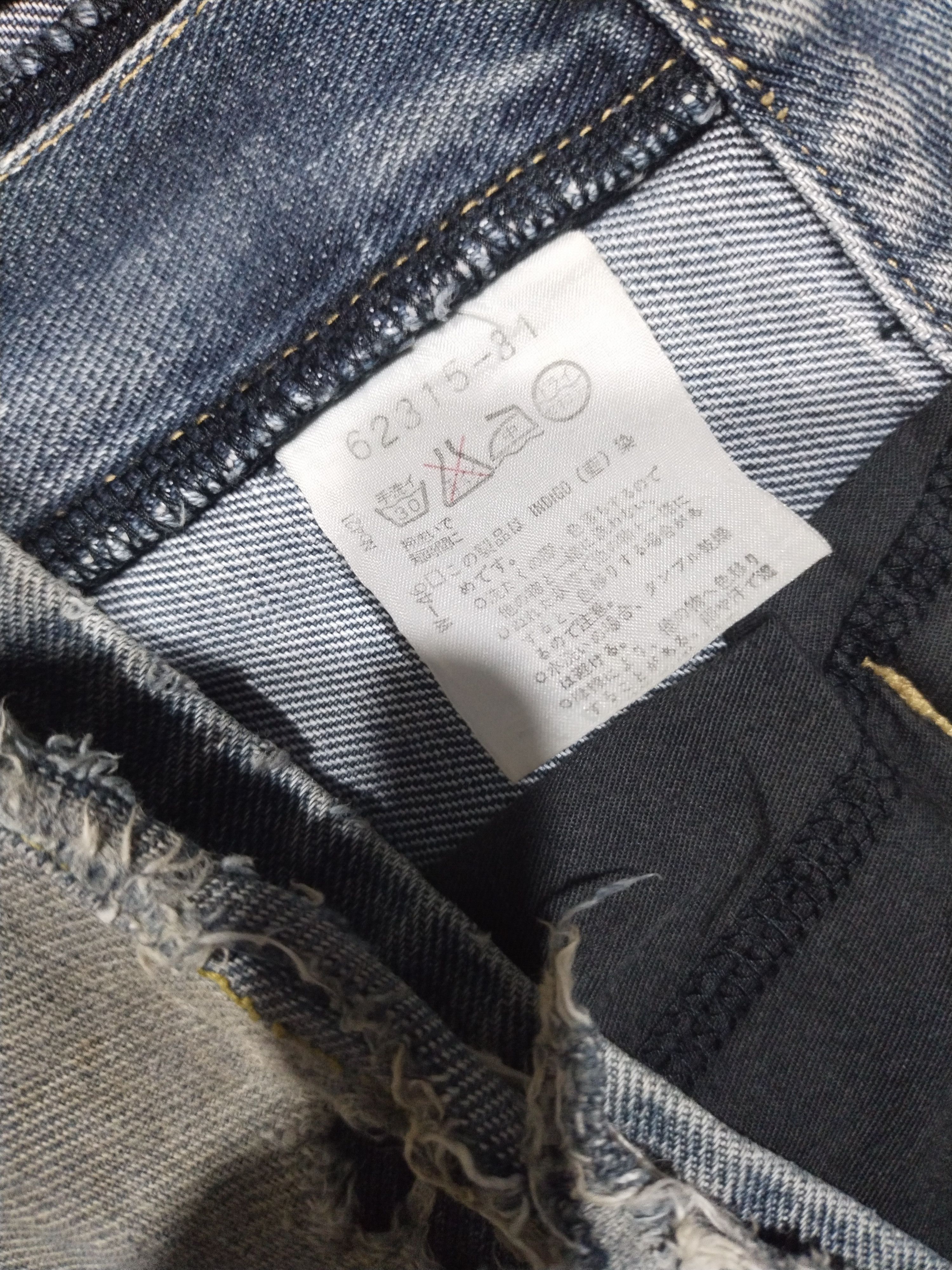 Japanese Brand × Vintage Jeans Santafe, Hip Hot Distressed Denim Sz 29" Size US 29 - 11 Thumbnail